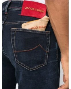 Jacob Cohen Mens Bard Slim Fit Jeans, Dark Blue Wash Denim 5 Jacob Cohen Mens Bard Slim Fit Jeans, Dark Blue Wash Denim -Boss Store jacob cohen mens bard slim fit jeans dark blue wash denim p41994 254538 image