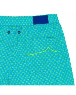 Jacob Cohen Mens Logo Monogram Swim Shorts, Turquoise Swimming Trunks -Boss Store jacob cohen mens logo monogram swim shorts turquoise swimming trunks p40625 241897 image