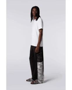 Missoni Mens Space Neck T Shirt White -Boss Store missoni mens space neck t shirt white p44264 274713 image