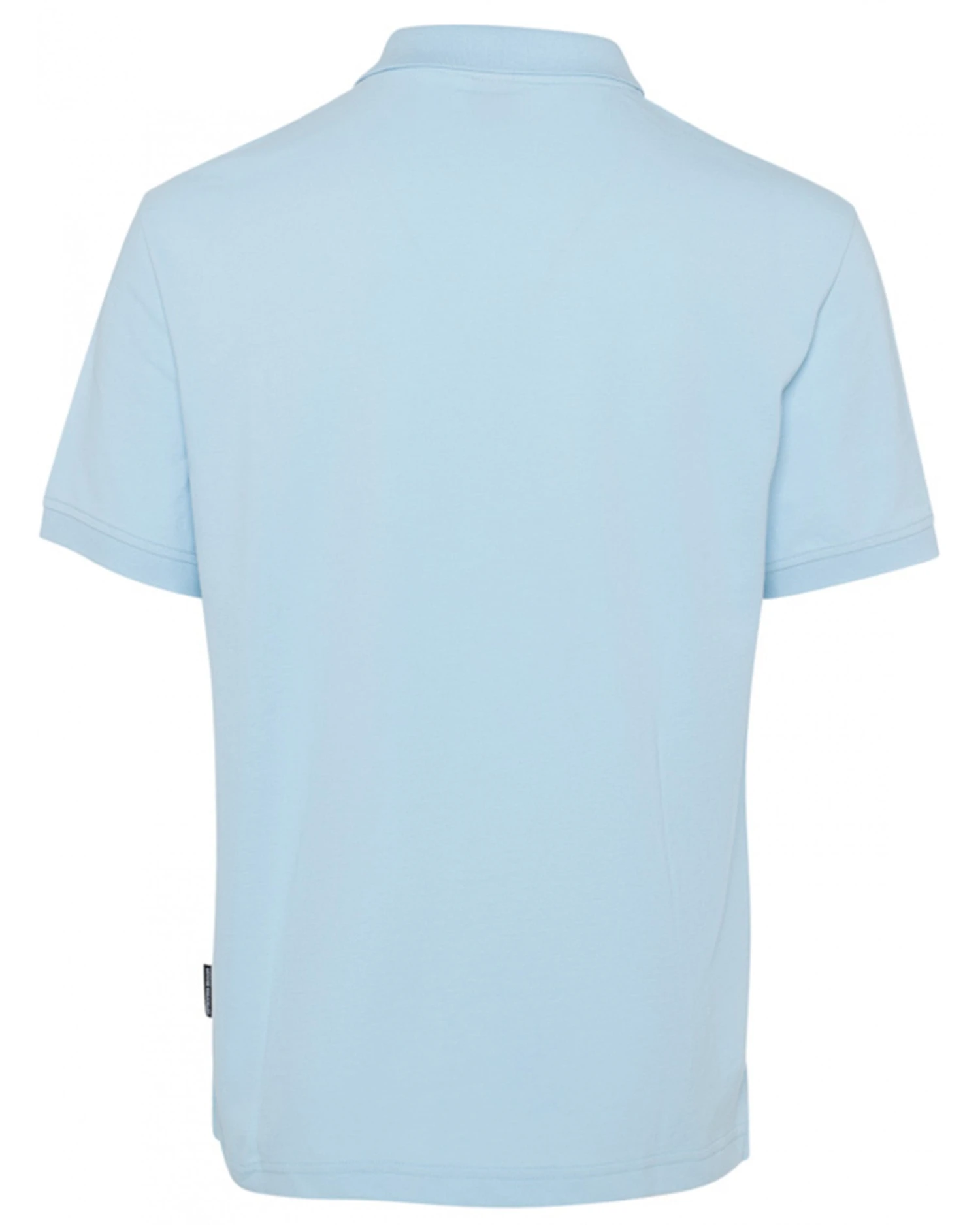 Moose Knuckles Mens Pique Polo Shirt Sky Blue 3 Moose Knuckles Mens Pique Polo Shirt Sky Blue - Image 3