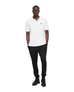 Moose Knuckles Mens Pique Polo Shirt White -Boss Store moose knuckles mens pique polo shirt white p44629 284350 zoom