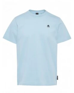 Moose Knuckles Mens Satellite Tee T-Shirt Sky Blue