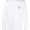 MOSCHINO Mens Teddy Poplin Shirt White