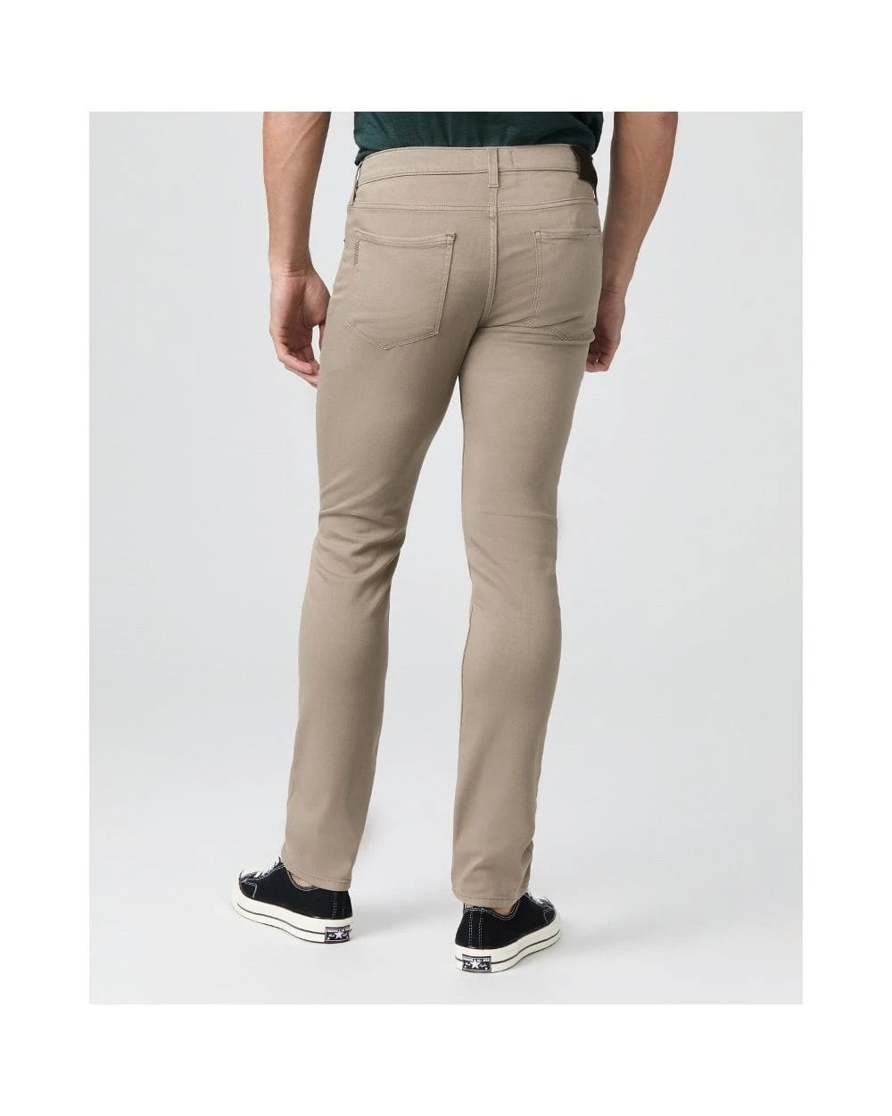 Paige Jeans Mens Lennox Slim Fit Jeans, Khaki Sand Denim 2 Paige Jeans Mens Lennox Slim Fit Jeans, Khaki Sand Denim - Image 2