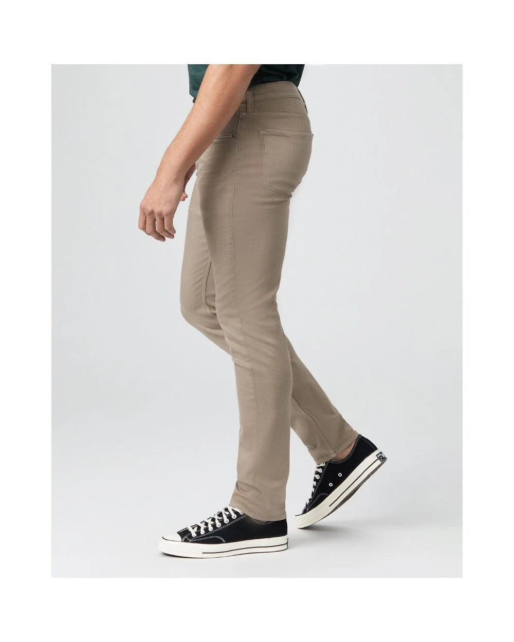 Paige Jeans Mens Lennox Slim Fit Jeans, Khaki Sand Denim 4 Paige Jeans Mens Lennox Slim Fit Jeans, Khaki Sand Denim - Image 4