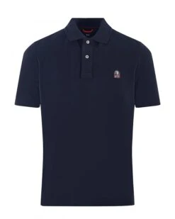 Parajumpers Mens Patch Polo Shirt Dark Blue