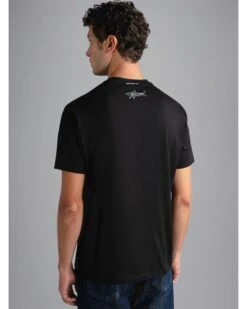 Paul&Shark Paul & Shark Mens Black Mamba Limited Edtion T-Shirt Black -Boss Store paul shark mens black mamba limited edtion t shirt black p44695 282379 zoom
