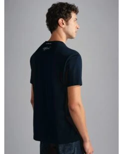 Paul&Shark Paul & Shark Mens Constellation Limited Edtion Print T-Shirt Navy -Boss Store paul shark mens constellation limited edtion print t shirt navy p44696 282399 zoom