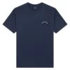 Paul&Shark Paul & Shark Mens Logo Badge T Shirt, Navy Tee