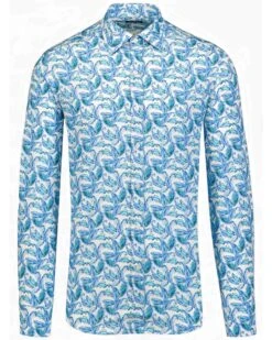 Paul&Shark Paul & Shark Mens Paisley Leaf Shirt Floral White