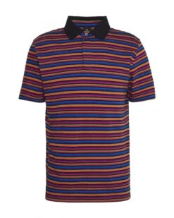 Paul Smith Mens Multicoloured Stripe Polo Shirt