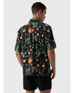 Sunspel Mens Charlotte Gosch Hedgerow Shirt Black 5 Sunspel Mens Charlotte Gosch Hedgerow Shirt Black -Boss Store sunspel mens charlotte gosch hedgerow shirt black p43266 268103 image