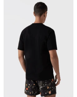 Sunspel Mens Charlotte Gosch Hedgerow T Shirt Black -Boss Store sunspel mens charlotte gosch hedgerow t shirt black p43258 268079 image