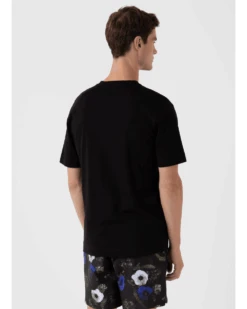 Sunspel Mens Charlotte Gosch Sea Moss T Shirt Black -Boss Store sunspel mens charlotte gosch sea moss t shirt black p43257 268067 image