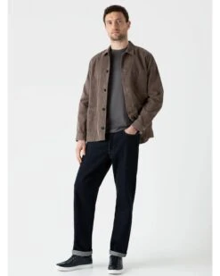 Sunspel Mens Classic T-Shirt Charcoal Grey -Boss Store sunspel mens classic t shirt charcoal grey p44682 281823 zoom