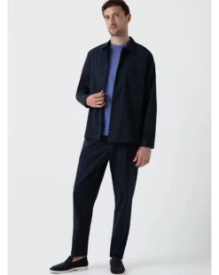 Sunspel Mens Classic T-Shirt Grape Purple -Boss Store sunspel mens classic t shirt grape purple p44686 281860 zoom