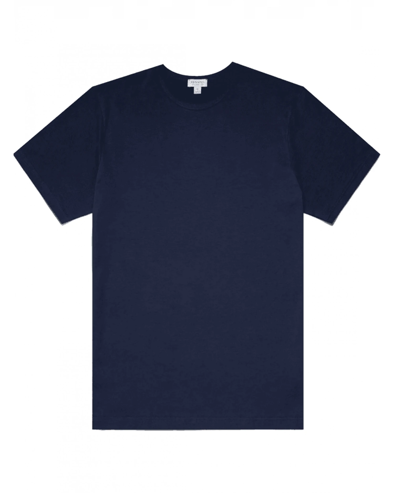 Sunspel Mens Classic T-Shirt Navy 1 Sunspel Mens Classic T-Shirt Navy