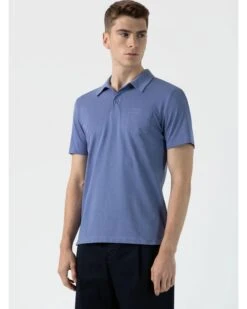 New Arrival -Boss Store sunspel mens riviera polo shirt grape purple p44690 281910 zoom