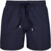 Vilebrequin Mens Moorea Solid Swimshorts Navy