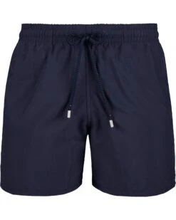 Vilebrequin Mens Moorea Solid Swimshorts Navy