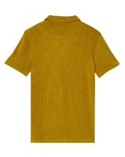 Vilebrequin Mens Phoenix Mustard Yellow Terry Cotton Polo Shirt -Boss Store vilebrequin mens phoenix mustard yellow terry cotton polo shirt p43355 260244 zoom