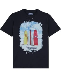 Vilebrequin Mens Surfs Up T-Shirt Navy