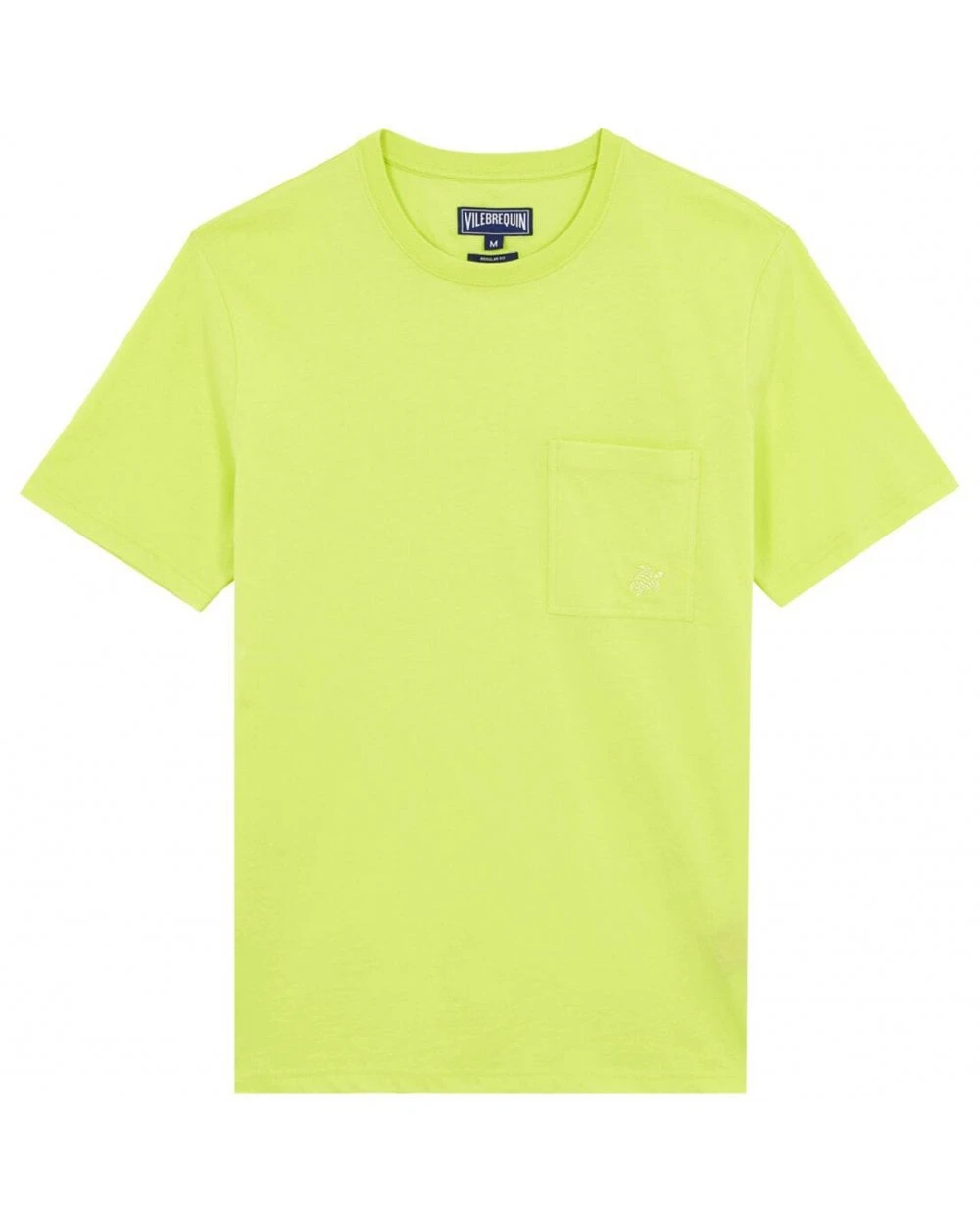 Vilebrequin Mens Titus Organic Cotton T Shirt, Coriander Green Tee 1 Vilebrequin Mens Titus Organic Cotton T Shirt, Coriander Green Tee